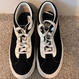 Black + white vans